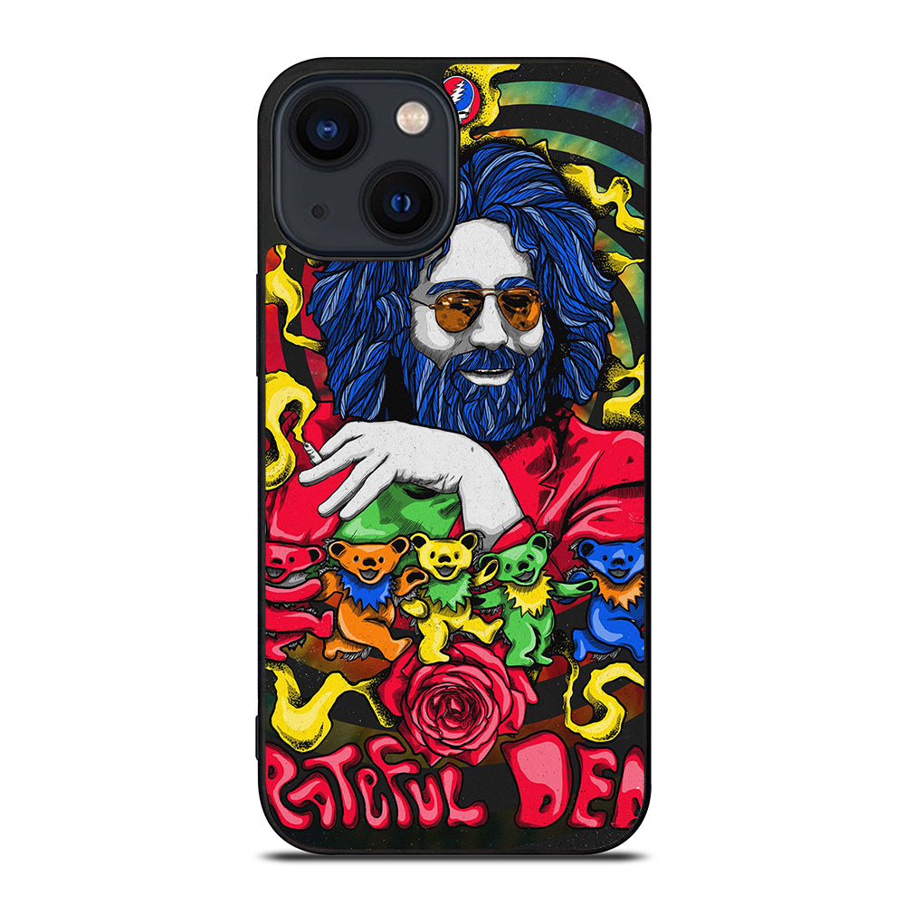 GRATEFUL DEAD JERRY GARCIA ART iPhone 14 Plus Case Cover