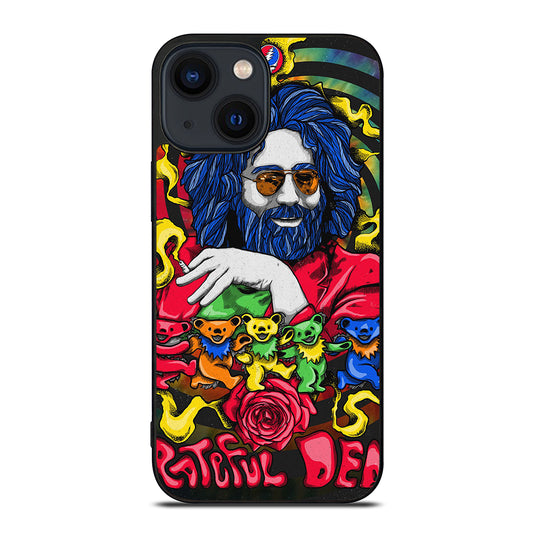 GRATEFUL DEAD JERRY GARCIA ART iPhone 14 Plus Case Cover