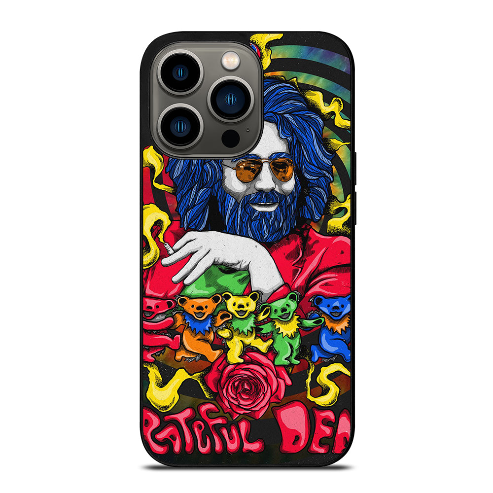 GRATEFUL DEAD JERRY GARCIA ART iPhone 13 Pro Case Cover