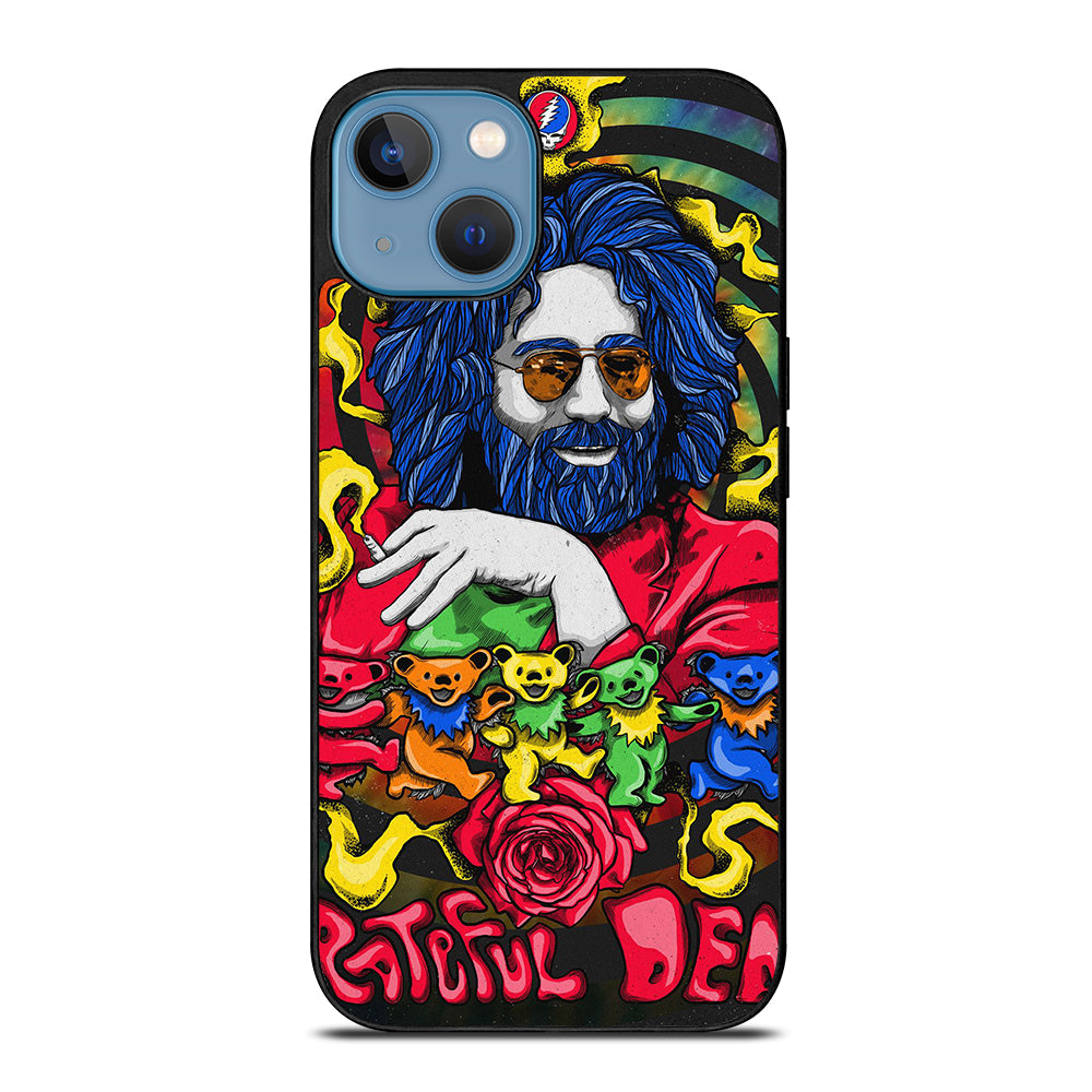 GRATEFUL DEAD JERRY GARCIA ART iPhone 13 Case Cover