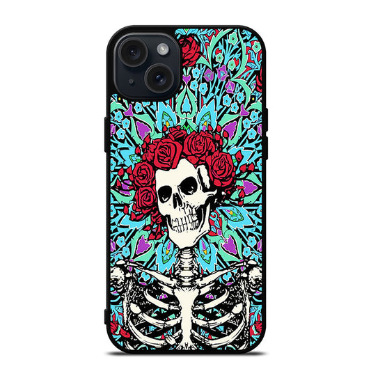 GRATEFUL DEAD SKULL VINTAGE iPhone 15 Plus Case Cover