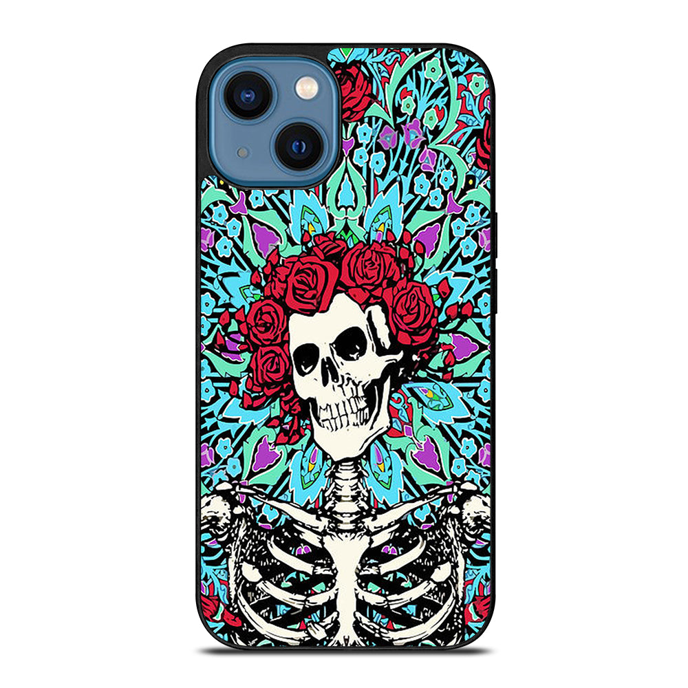 GRATEFUL DEAD SKULL VINTAGE iPhone 14 Case Cover