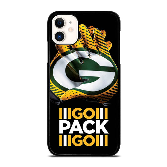 GREEN BAY PACKERS GO PACK GO LOGO 1 iPhone 11 Case Cover