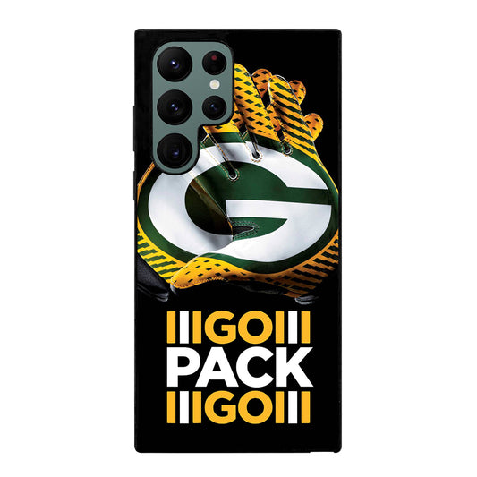 GREEN BAY PACKERS GO PACK GO LOGO 1 Samsung Galaxy S22 Ultra Case Cover