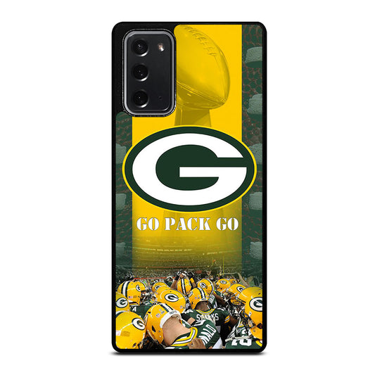 GREEN BAY PACKERS GO PACK GO LOGO 2 Samsung Galaxy Note 20 Case Cover