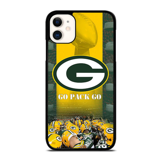 GREEN BAY PACKERS GO PACK GO LOGO 2 iPhone 11 Case Cover