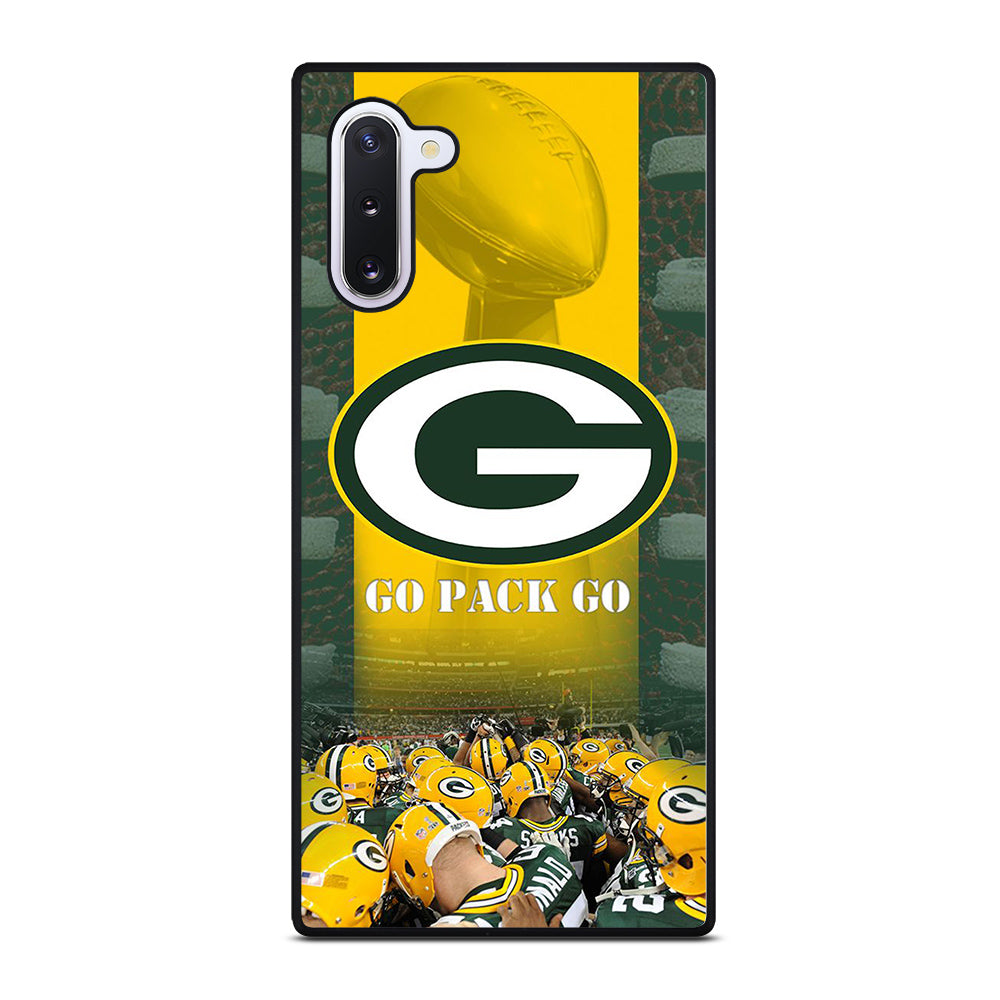 GREEN BAY PACKERS GO PACK GO LOGO 2 Samsung Galaxy Note 10 Case Cover