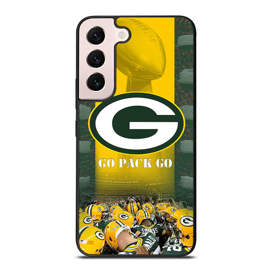 GREEN BAY PACKERS GO PACK GO LOGO 2 Samsung Galaxy S22 Plus Case Cover