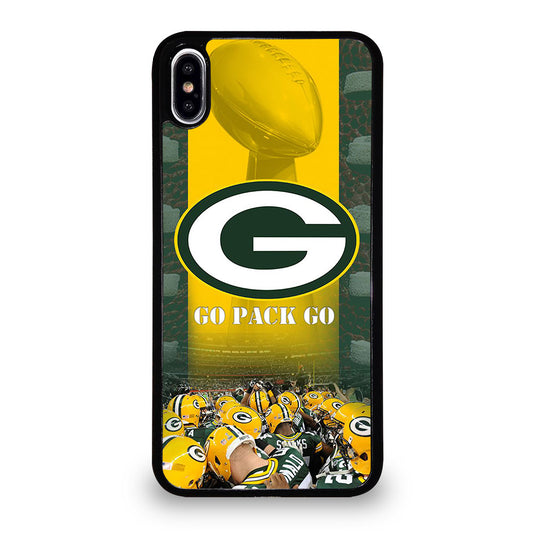 GREEN BAY PACKERS GO PACK GO LOGO 2 iPhone XS Max Case Cover