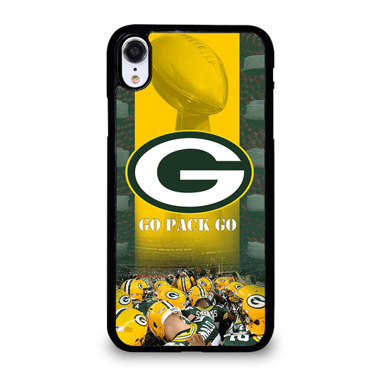 GREEN BAY PACKERS GO PACK GO LOGO 2 iPhone XR Case Cover