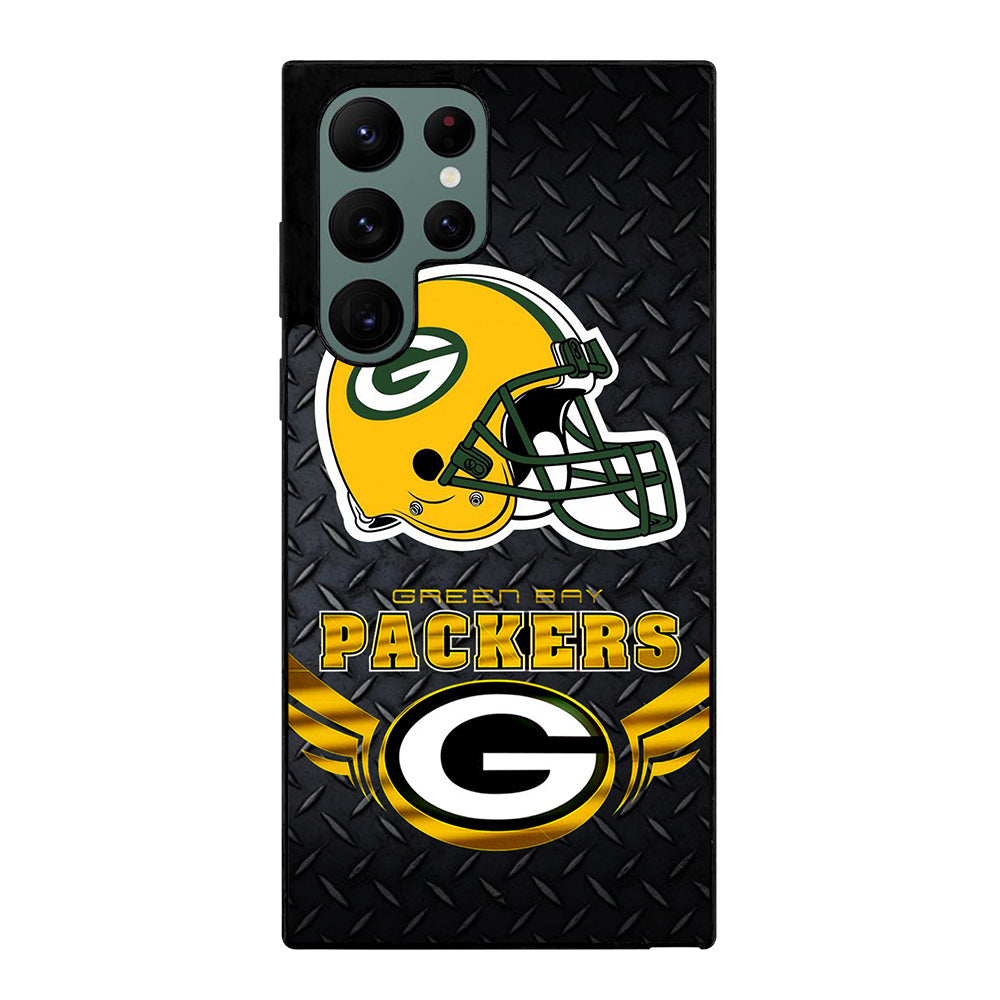 GREEN BAY PACKERS METAL LOGO Samsung Galaxy S22 Ultra Case Cover