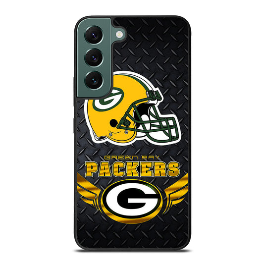 GREEN BAY PACKERS METAL LOGO Samsung Galaxy S22 Case Cover