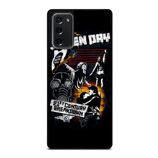 GREEN DAY BAND BREAKDOWN Samsung Galaxy Note 20 Case Cover