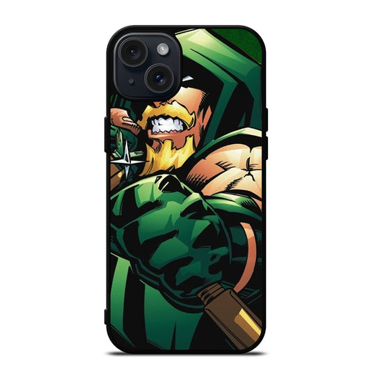 GREEN ARROW DC SUPERHERO iPhone 15 Plus Case Cover
