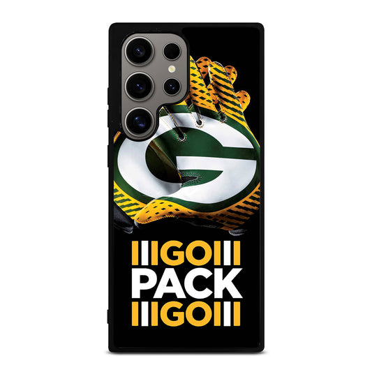 GREEN BAY PACKERS GO PACK GO LOGO 1 Samsung Galaxy S24 Ultra Case Cover