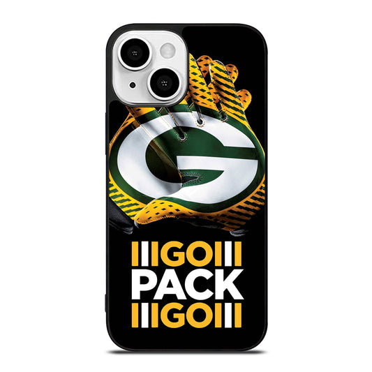 GREEN BAY PACKERS GO PACK GO LOGO 1 iPhone 13 Mini Case Cover