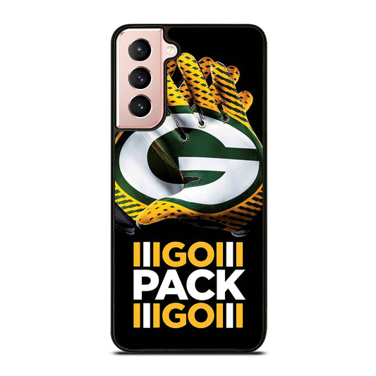 GREEN BAY PACKERS GO PACK GO LOGO 1 Samsung Galaxy S21 Case Cover