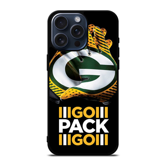 GREEN BAY PACKERS GO PACK GO LOGO 1 iPhone 15 Pro Max Case Cover