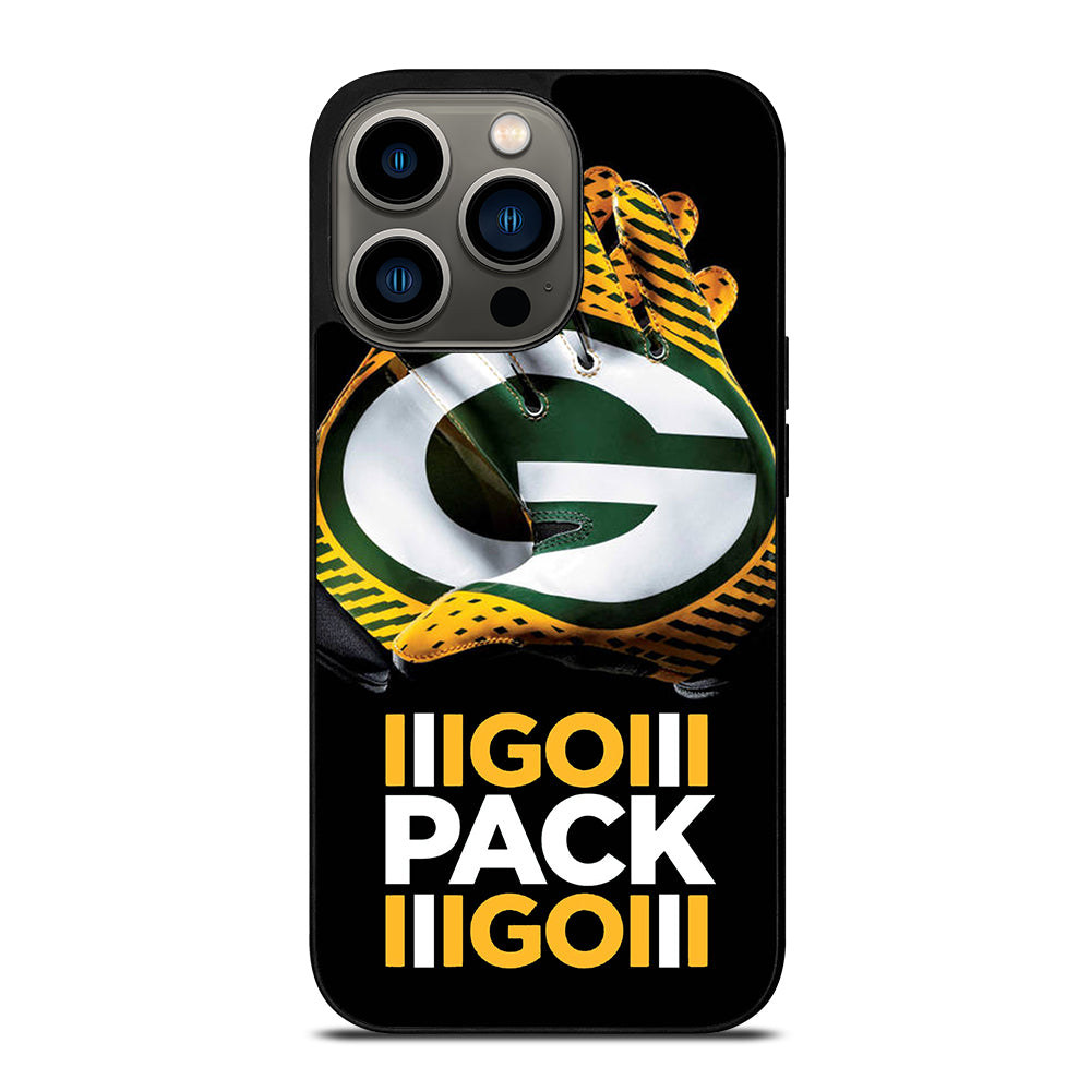 GREEN BAY PACKERS GO PACK GO LOGO 1 iPhone 13 Pro Case Cover