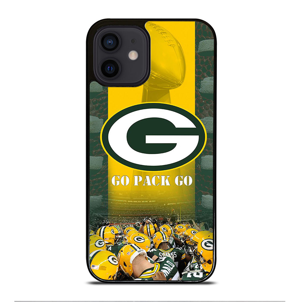 GREEN BAY PACKERS GO PACK GO LOGO 2 iPhone 12 Mini Case Cover
