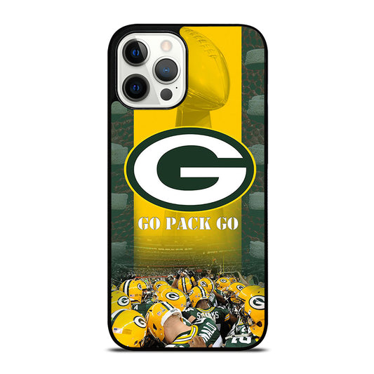 GREEN BAY PACKERS GO PACK GO LOGO 2 iPhone 12 Pro Max Case Cover