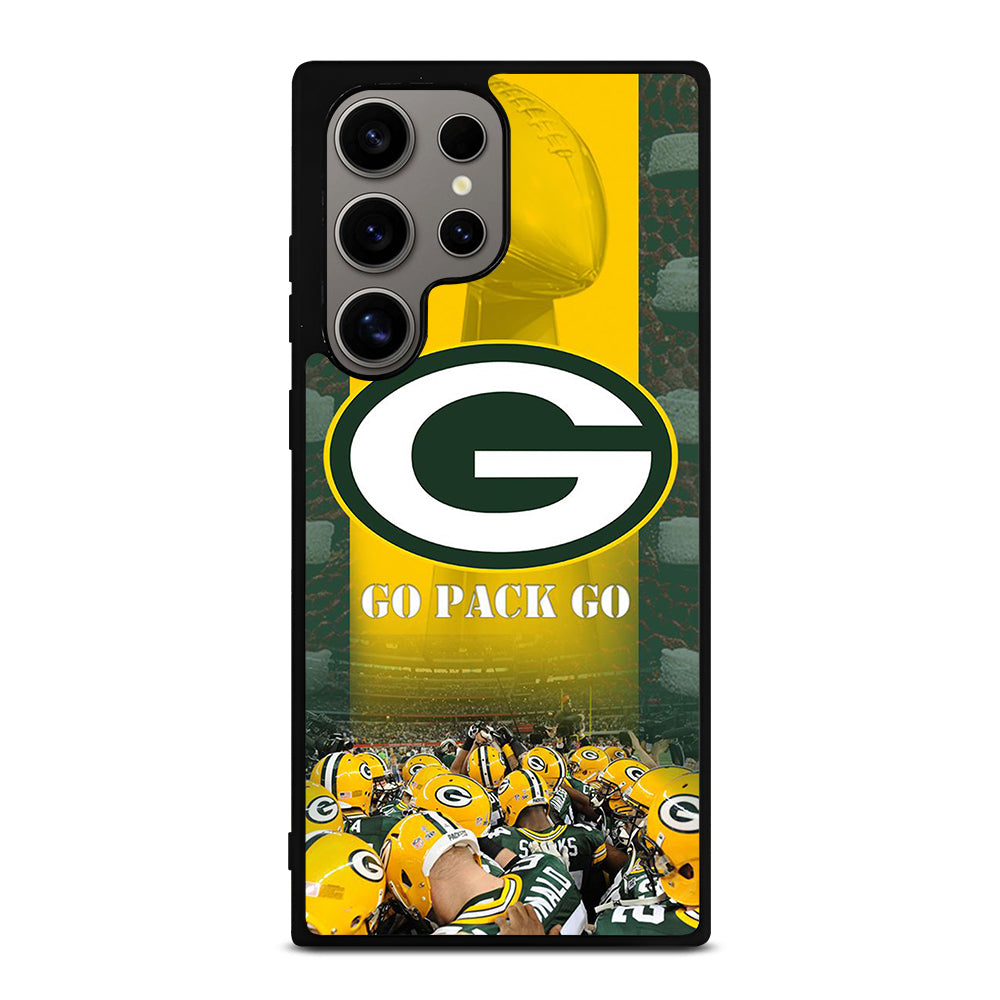 GREEN BAY PACKERS GO PACK GO LOGO 2 Samsung Galaxy S24 Ultra Case Cover