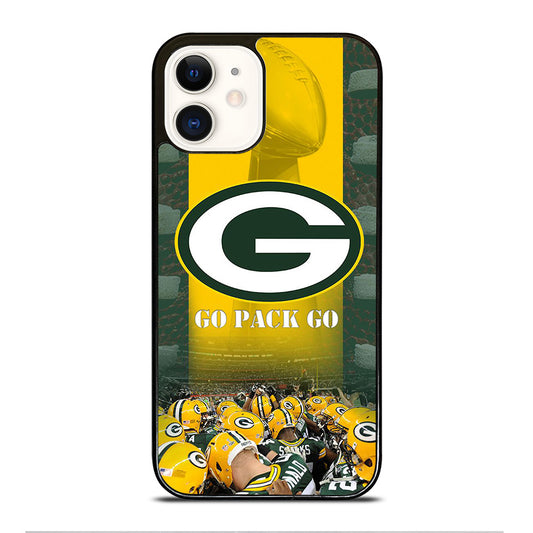GREEN BAY PACKERS GO PACK GO LOGO 2 iPhone 12 Case Cover