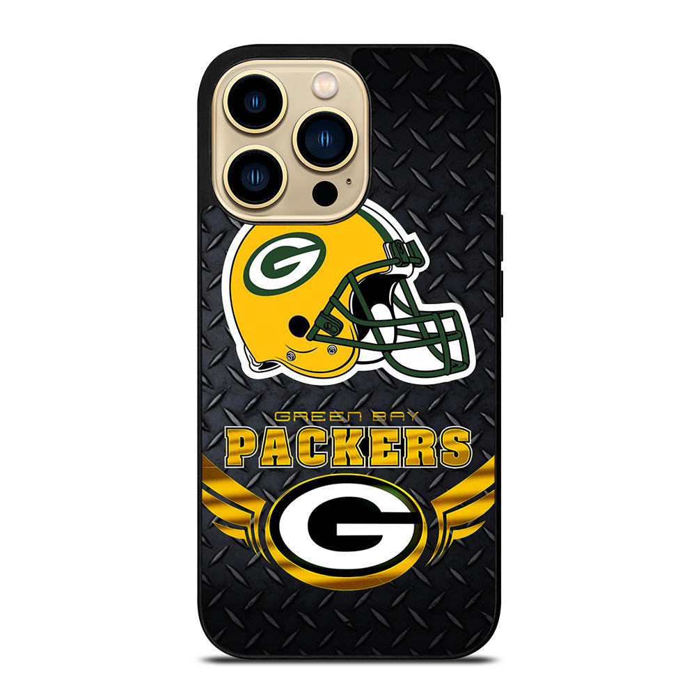 GREEN BAY PACKERS METAL LOGO iPhone 14 Pro Max Case Cover