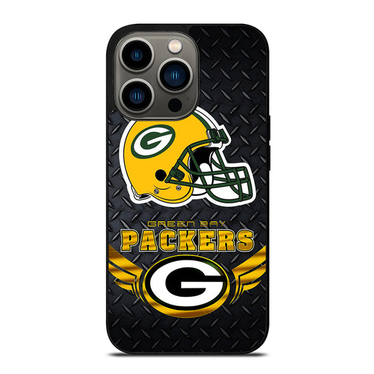 GREEN BAY PACKERS METAL LOGO iPhone 13 Pro Case Cover