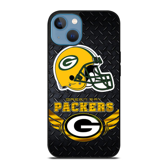 GREEN BAY PACKERS METAL LOGO iPhone 13 Case Cover