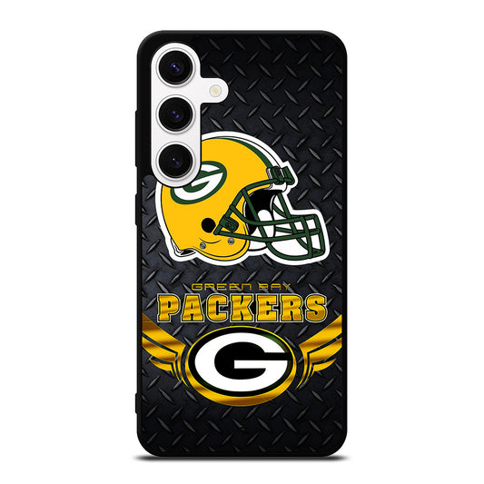 GREEN BAY PACKERS METAL LOGO Samsung Galaxy S24 Case Cover