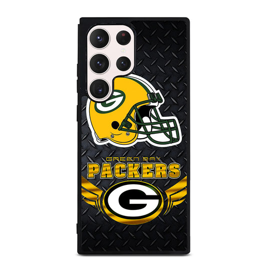 GREEN BAY PACKERS METAL LOGO Samsung Galaxy S23 Ultra Case Cover