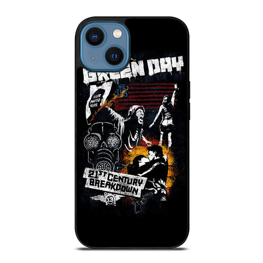 GREEN DAY BAND BREAKDOWN iPhone 14 Case Cover