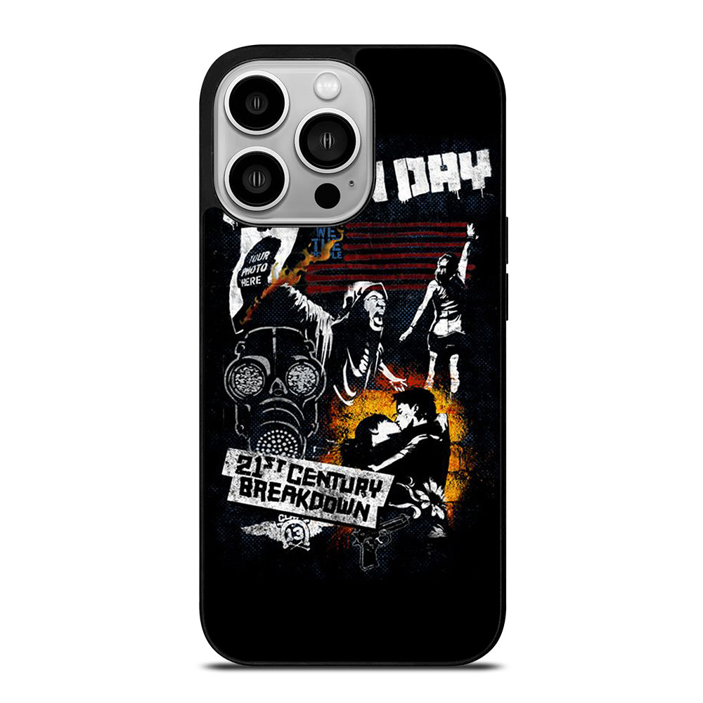 GREEN DAY BAND BREAKDOWN iPhone 14 Pro Case Cover