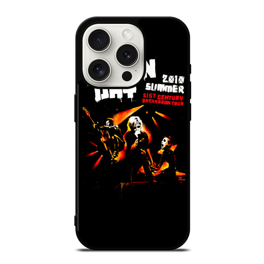 GREEN DAY BAND TOUR iPhone 15 Pro Case Cover