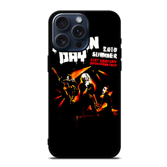 GREEN DAY BAND TOUR iPhone 15 Pro Max Case Cover