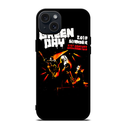 GREEN DAY BAND TOUR iPhone 15 Plus Case Cover