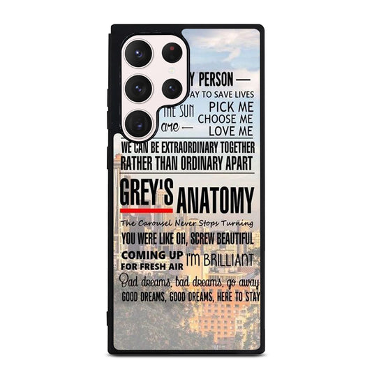 GREY'S ANATOMY QUOTE Samsung Galaxy S23 Ultra Case Cover