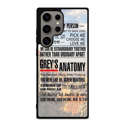 GREY'S ANATOMY QUOTE Samsung Galaxy S24 Ultra Case Cover