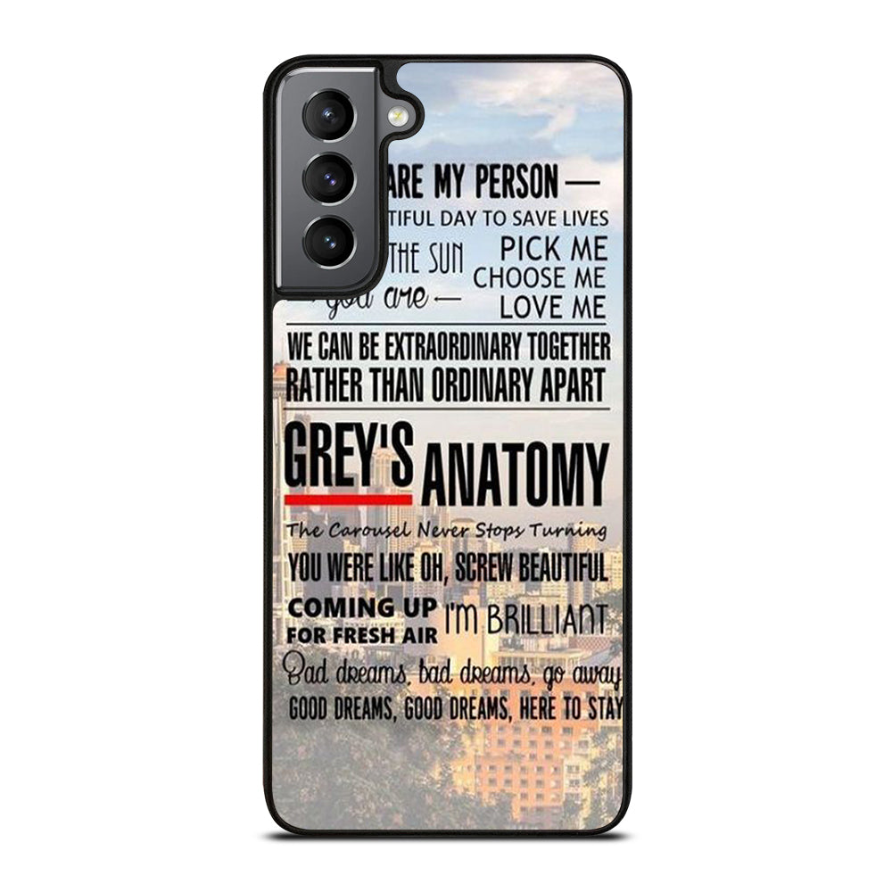 GREY'S ANATOMY QUOTE Samsung Galaxy S21 Plus Case Cover