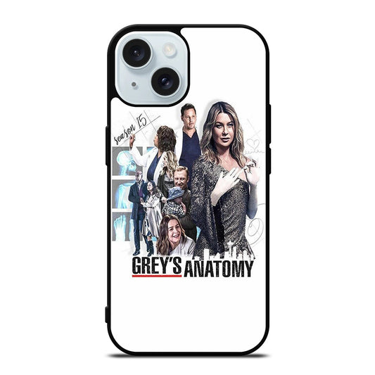 GREY'S ANATOMY SERIES iPhone 15 Case Cover