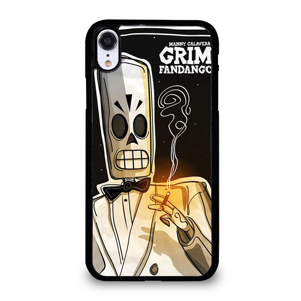 GRIM FANDANGO MANNY CALAVERA CARTOON iPhone XR Case Cover