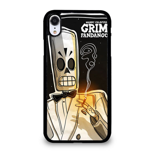 GRIM FANDANGO MANNY CALAVERA CARTOON iPhone XR Case Cover