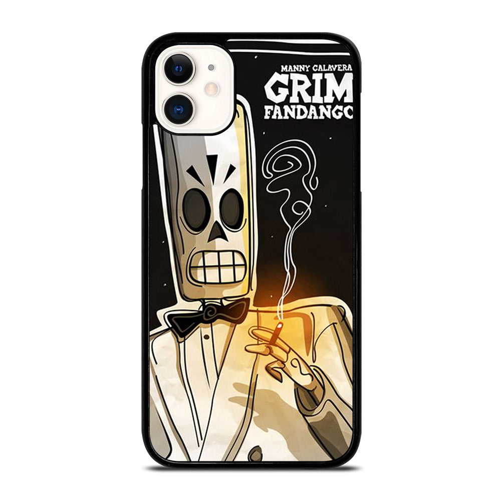 GRIM FANDANGO MANNY CALAVERA CARTOON iPhone 11 Case Cover