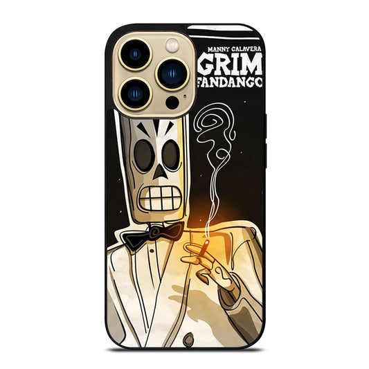 GRIM FANDANGO MANNY CALAVERA CARTOON iPhone 14 Pro Max Case Cover