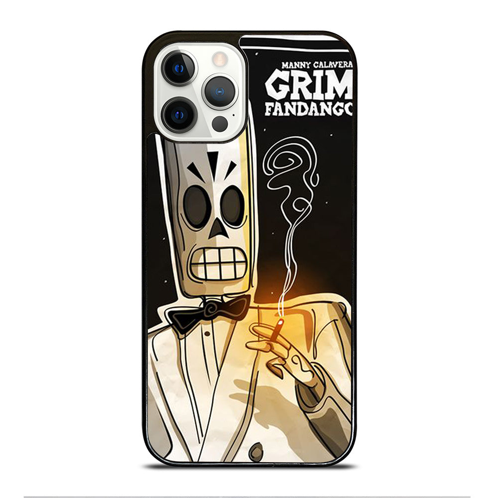 GRIM FANDANGO MANNY CALAVERA CARTOON iPhone 12 Pro Case Cover