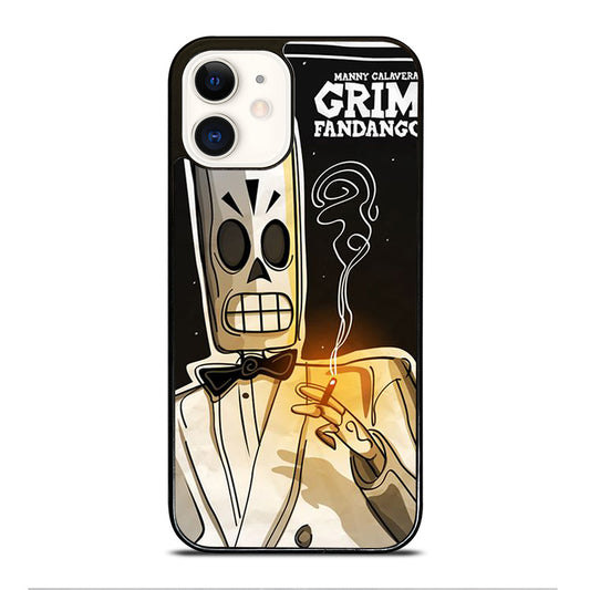 GRIM FANDANGO MANNY CALAVERA CARTOON iPhone 12 Case Cover