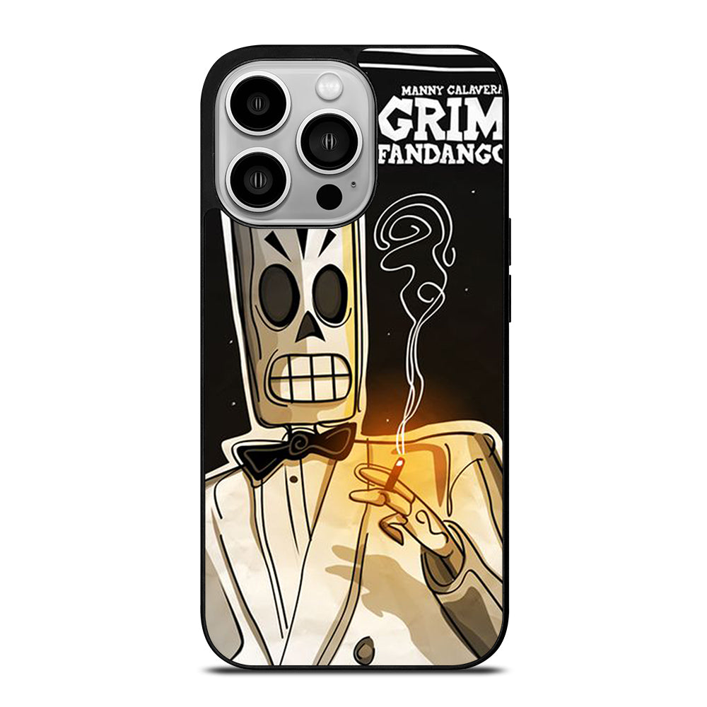 GRIM FANDANGO MANNY CALAVERA CARTOON iPhone 14 Pro Case Cover