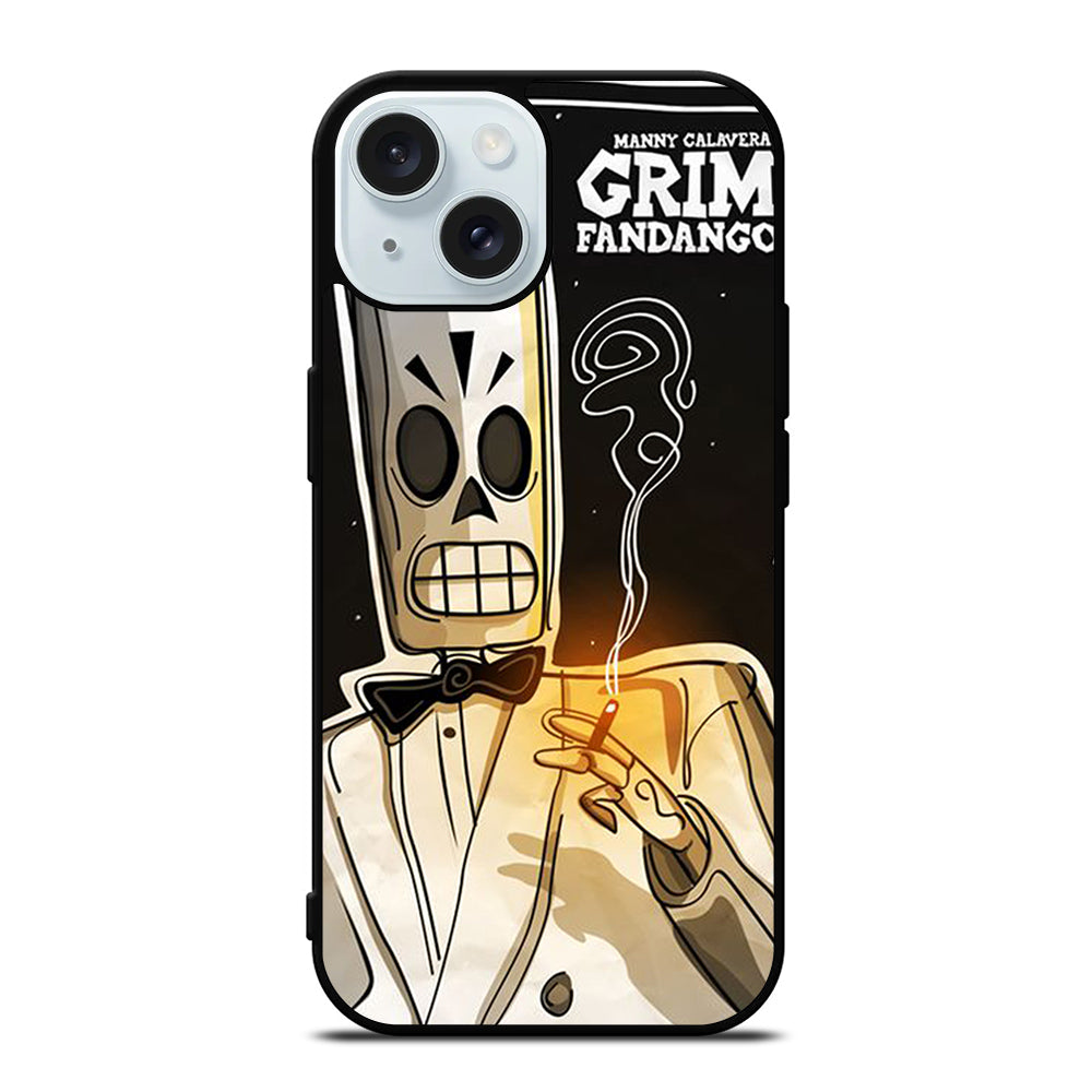GRIM FANDANGO MANNY CALAVERA CARTOON iPhone 15 Case Cover