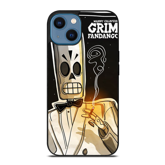 GRIM FANDANGO MANNY CALAVERA CARTOON iPhone 14 Case Cover